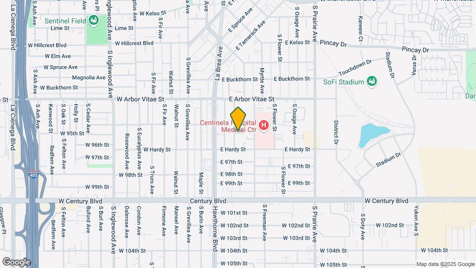 1026 Larch St Map and Location Details