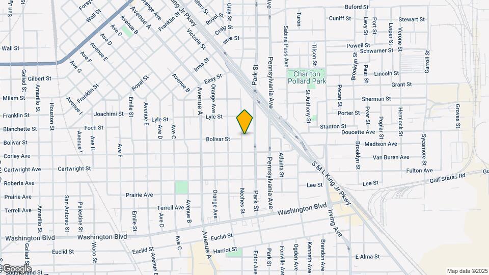 2421 Neches St Map and Location Details