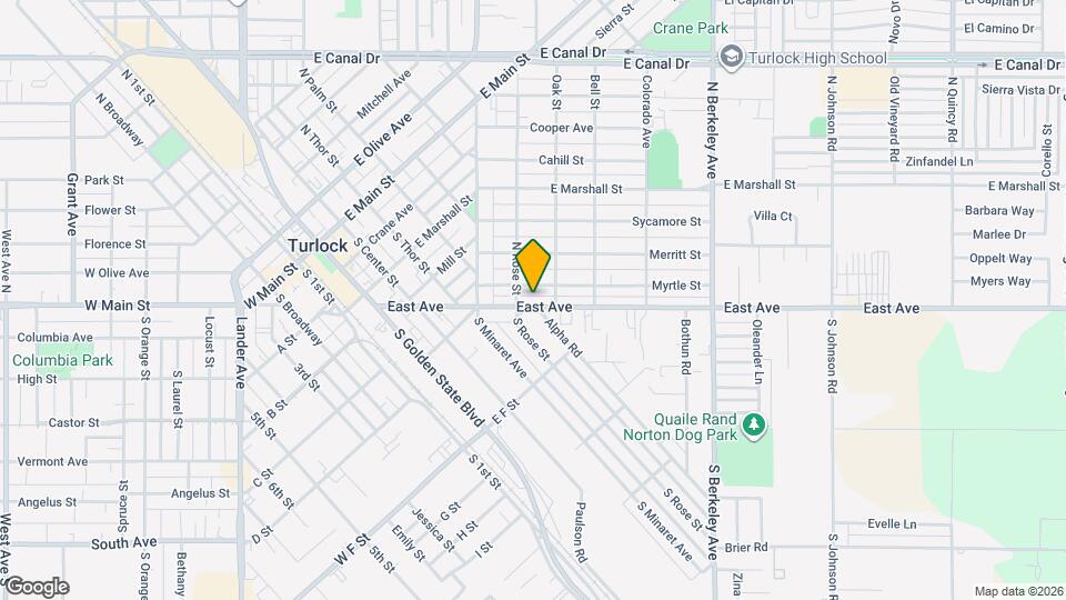 1241 East Ave Map and Location Details