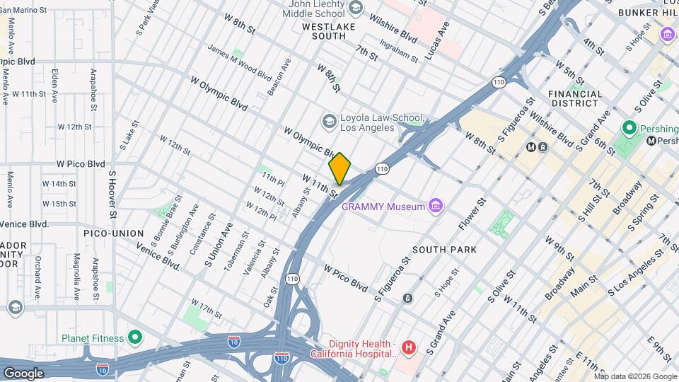 1211 W 11th St Map and Location Details