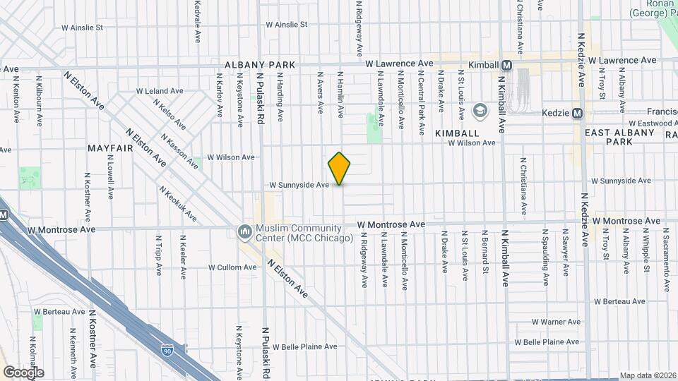 4453 N Hamlin Ave, Unit #  03 Mapa y Detalles de la Ubicación