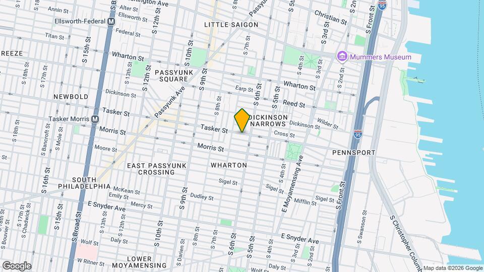 616 Tasker St Map and Location Details