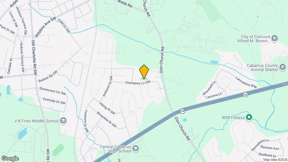 3055 Champion Ln SW Map and Location Details