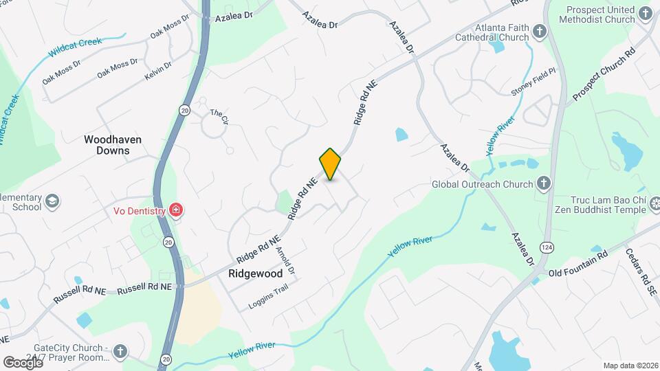 1551 Park Knoll Trail NE Map and Location Details