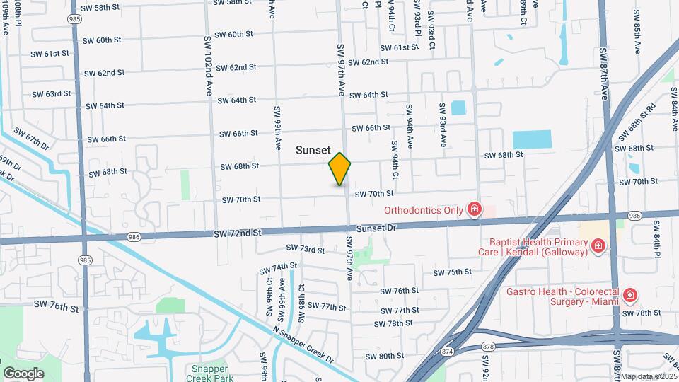 6950 SW 97th Ave Map and Location Details