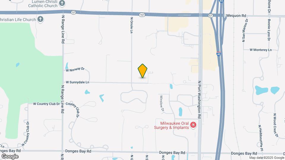 1830 W Sunnydale Ln Map and Location Details