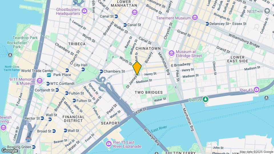 45 Saint James Pl Mapa y Detalles de la Ubicación