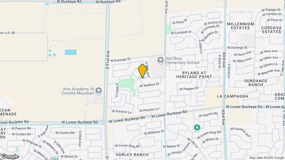 2317 S 88th Dr Map and Location Details