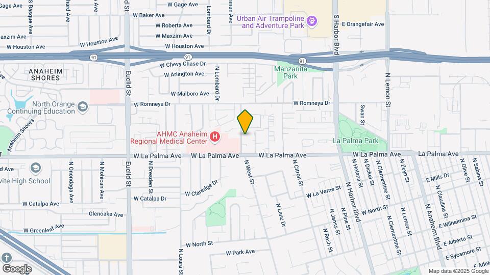 1136 N West St Map and Location Details