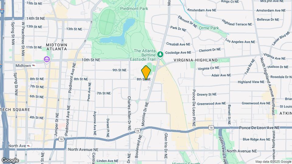505 8th St NE Map and Location Details