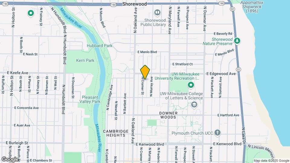 3468 N Cramer St Mapa y Detalles de la Ubicación