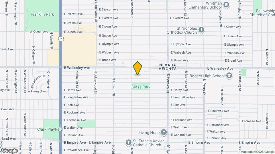 618 E Hoffman Ave Map and Location Details