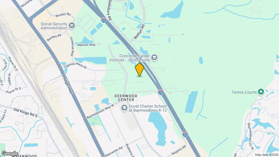 7311 Baymeadows Way, Unit 117 Map and Location Details