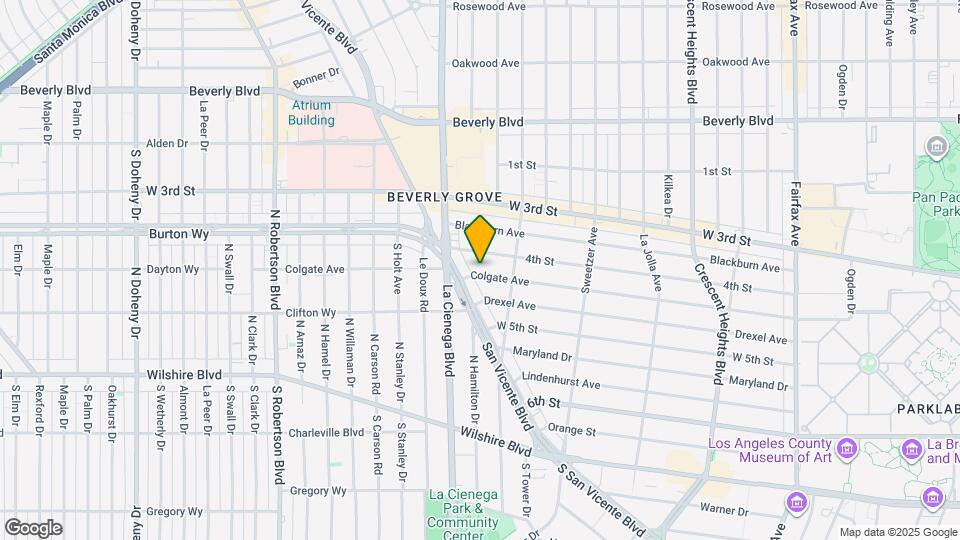 6743 Colgate Ave Map and Location Details