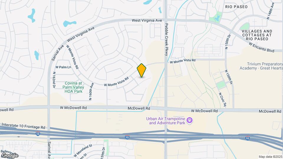 15668 W Coronado Rd Map and Location Details