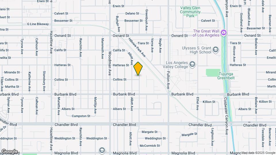 5705 Sunnyslope Ave Mapa y Detalles de la Ubicación