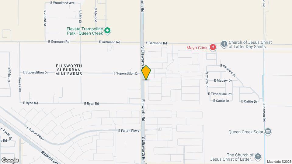 19314 S 208th Pl Map and Location Details