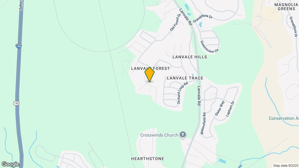 8603 Lanvale Forest Dr Map and Location Details
