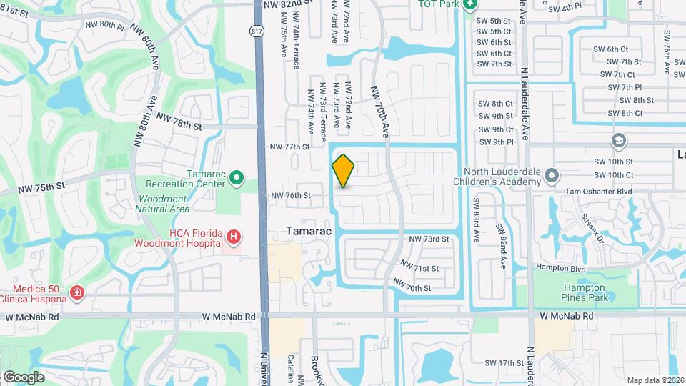 7211 NW 76th St Map and Location Details