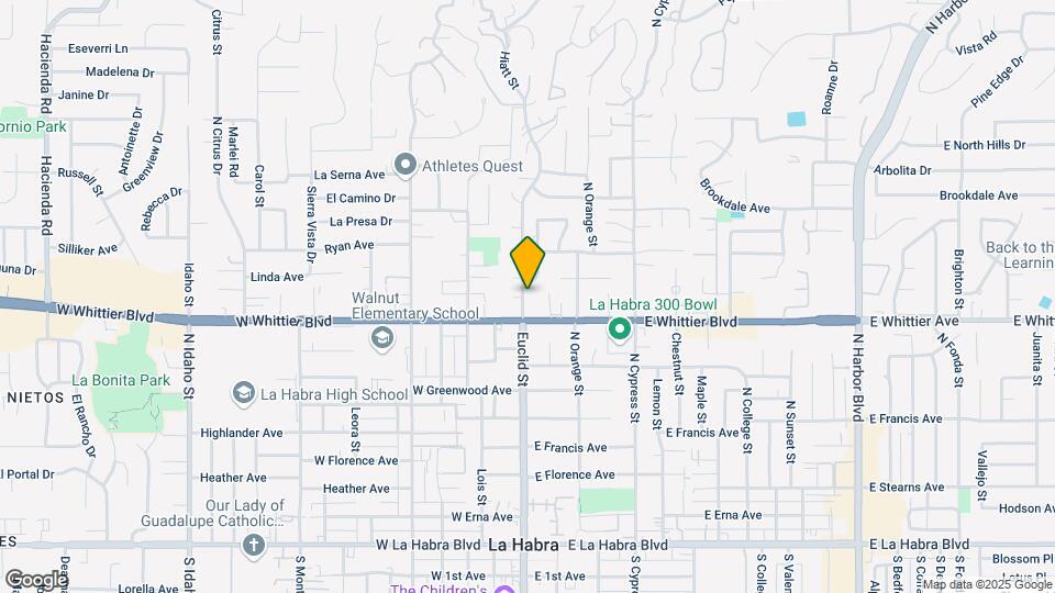 856 N Euclid St-Unit -856 Map and Location Details