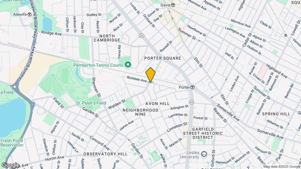 66 Walden St, Unit 01F Map and Location Details