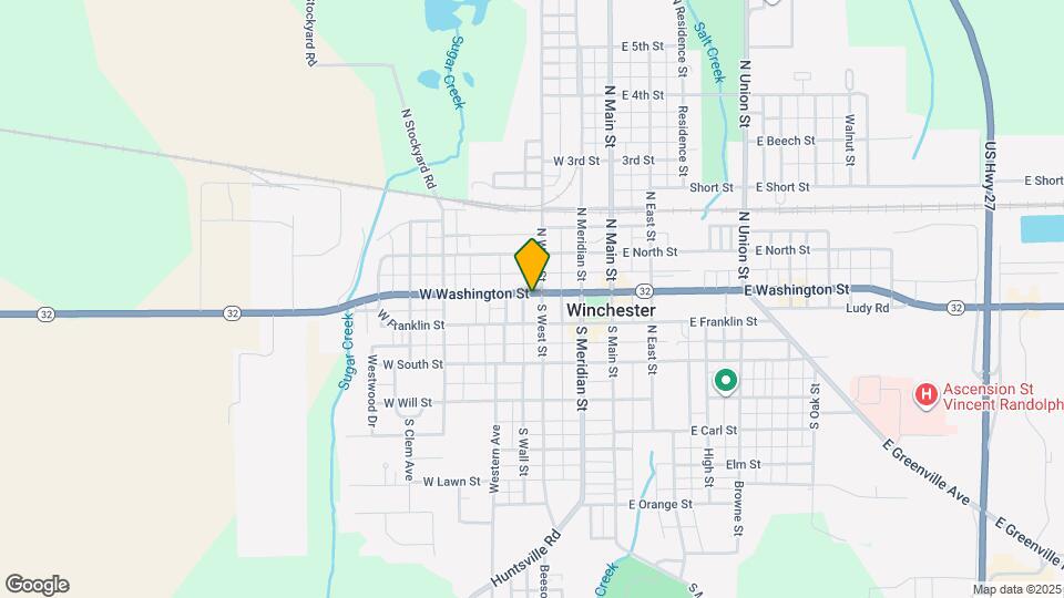 307 W Washington St Map and Location Details