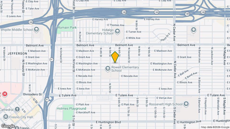 3534 E Washington Ave, Unit Washington Ave Map and Location Details