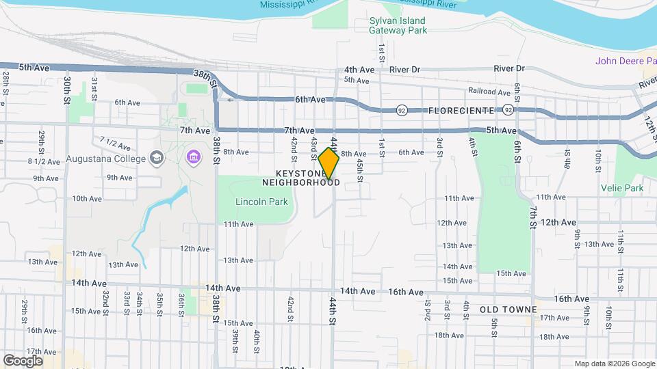 902 44th St Map and Location Details