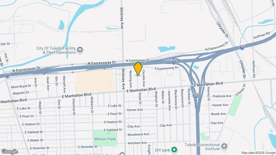 3580 Doyle St Map and Location Details