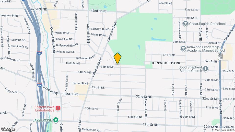 1212 35th St NE Map and Location Details