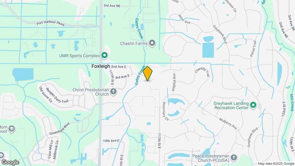 312 116th St E Map and Location Details