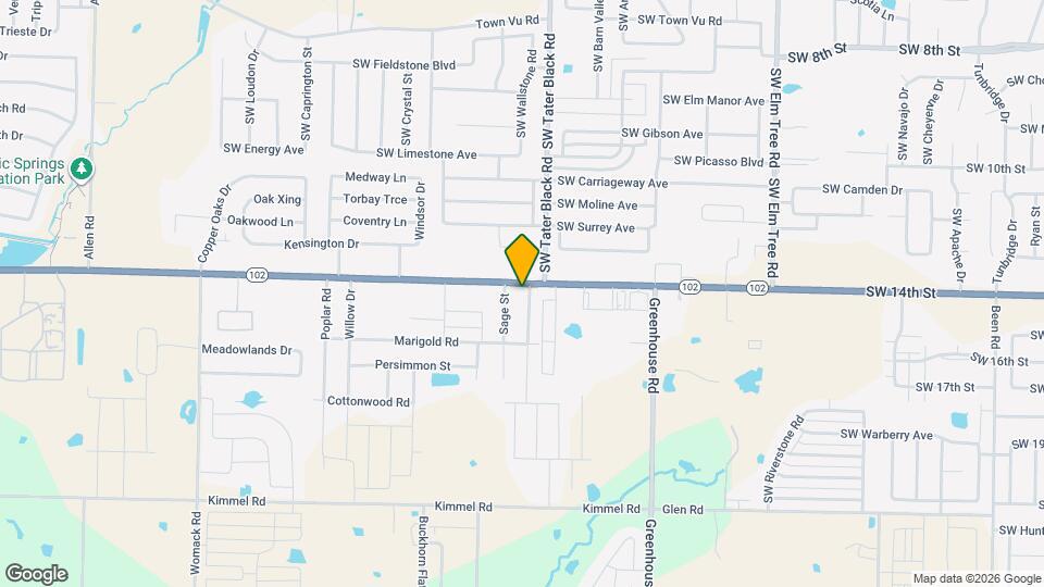 102 Foxglove St Map and Location Details