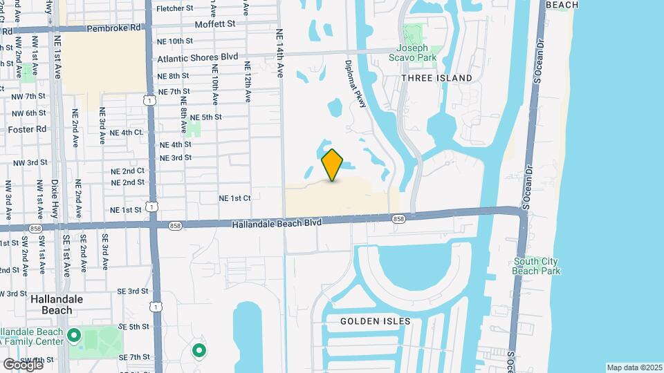1755 E Hallandale Beach Blvd, Unit 2008E Map and Location Details