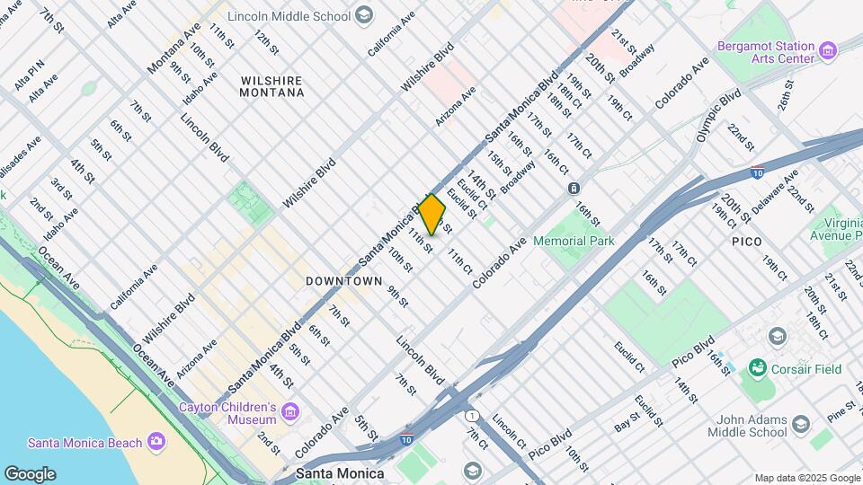 1447 11th St, Unit A Map and Location Details