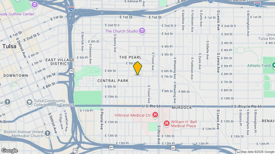 1530 E 7th St Map and Location Details