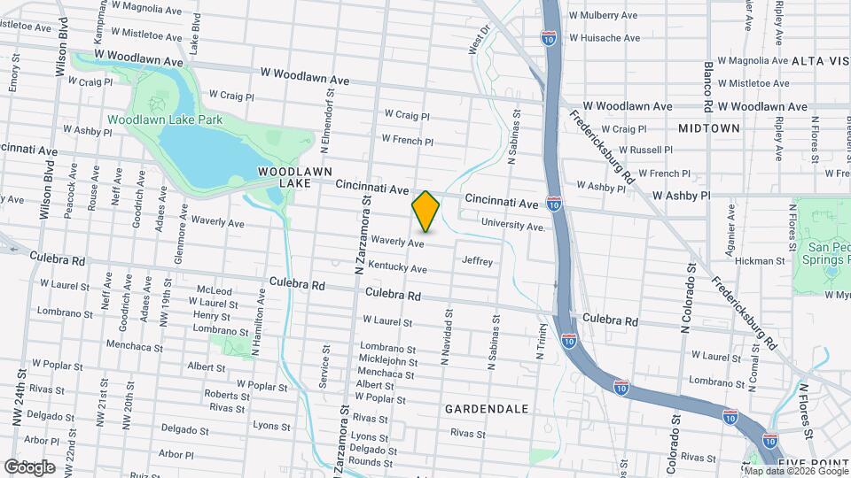 735 Waverly Ave Map and Location Details