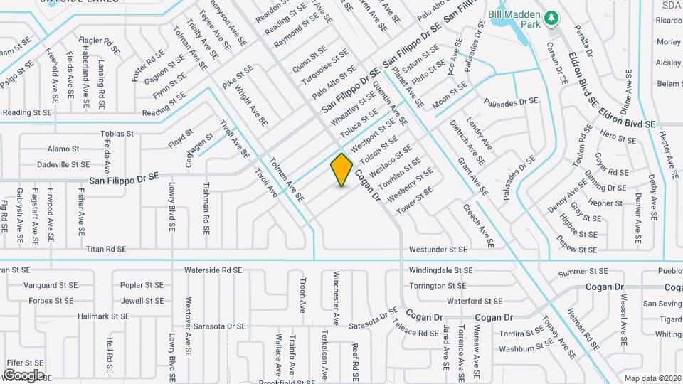 959 Weslaco St SE Mapa y Detalles de la Ubicación