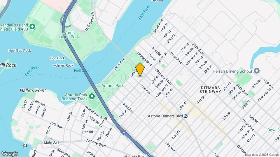 22-68 21st St Mapa y Detalles de la Ubicación