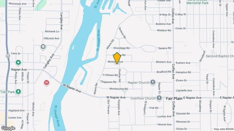 513 N Ottawa Rd Map and Location Details