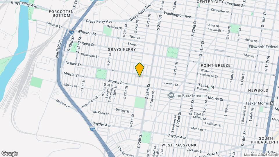 1623 S 26th St Map and Location Details