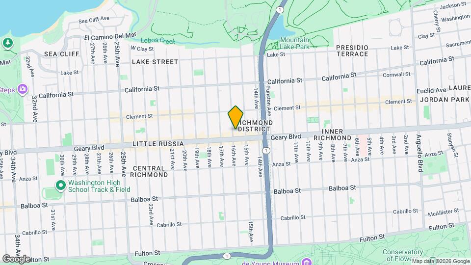 380 16th Ave Map and Location Details