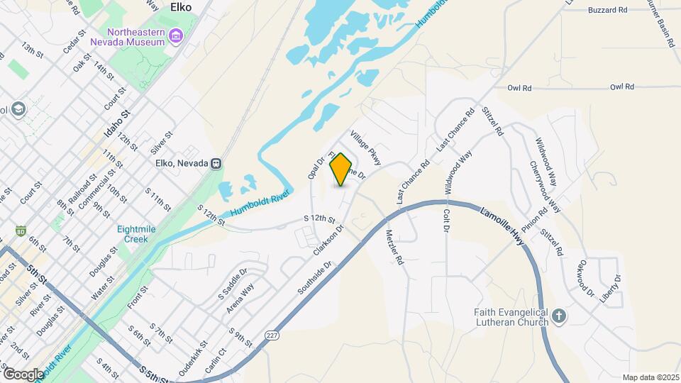 1625 Clarkson Dr Map and Location Details