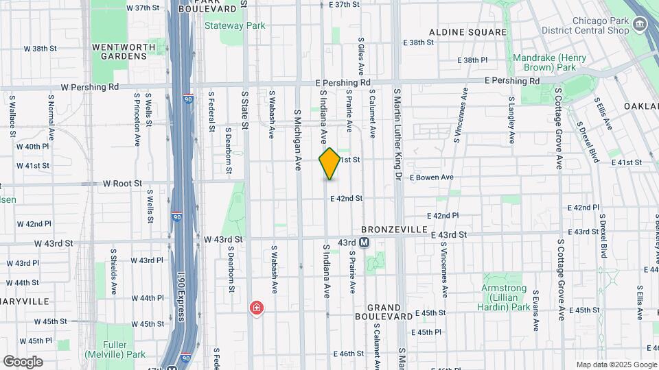 4139 S Indiana Ave Map and Location Details