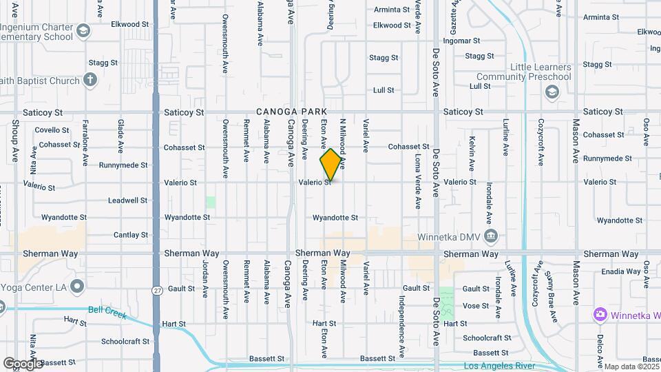 21218 Valerio St Map and Location Details