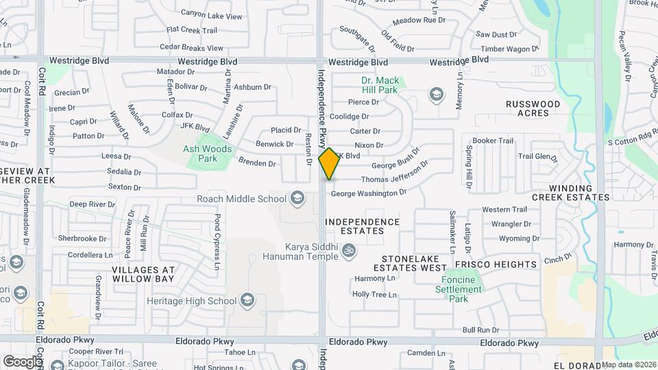 2404 Grover Cleveland Dr Map and Location Details