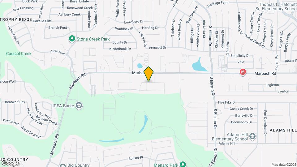 1502 Overlook Bank Map and Location Details