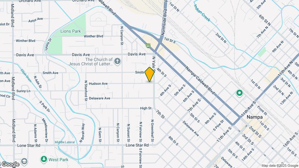 115 Hudson Ave Map and Location Details