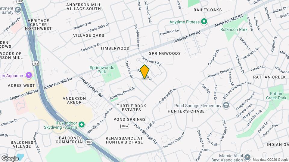 8802 Piney Point Dr Map and Location Details