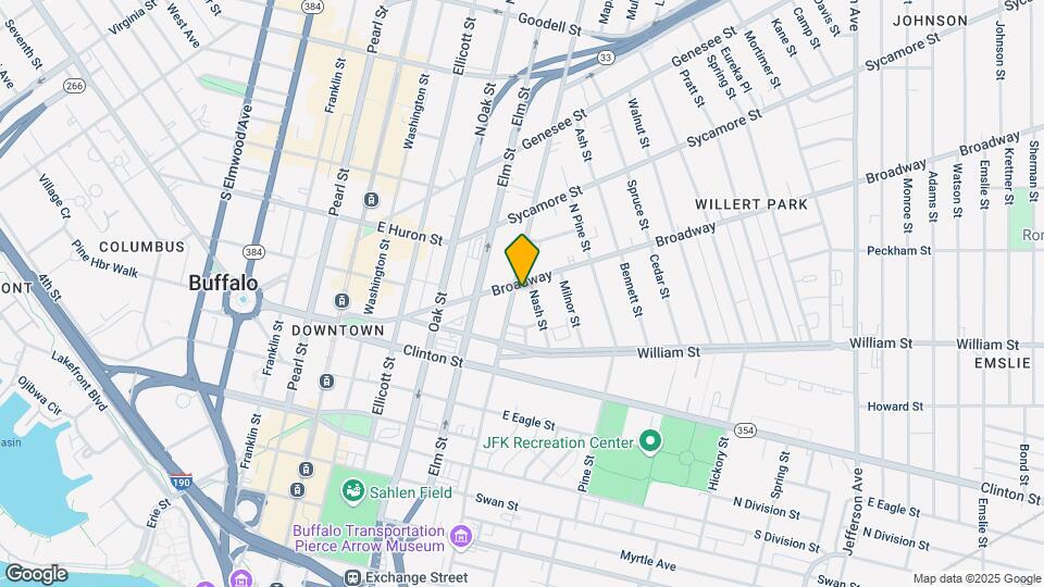 163-173 Broadway St Mapa y Detalles de la Ubicación