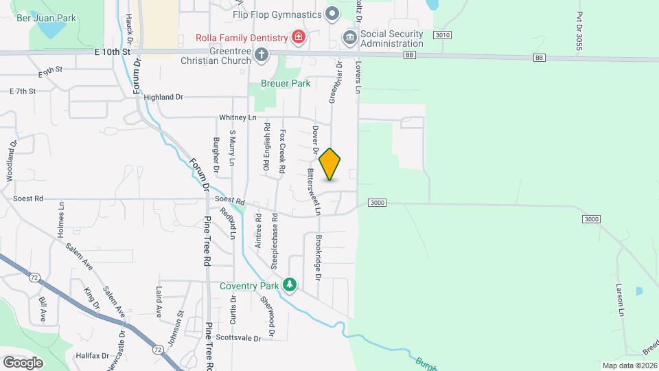 1809-1811 Ashwood Dr Map and Location Details